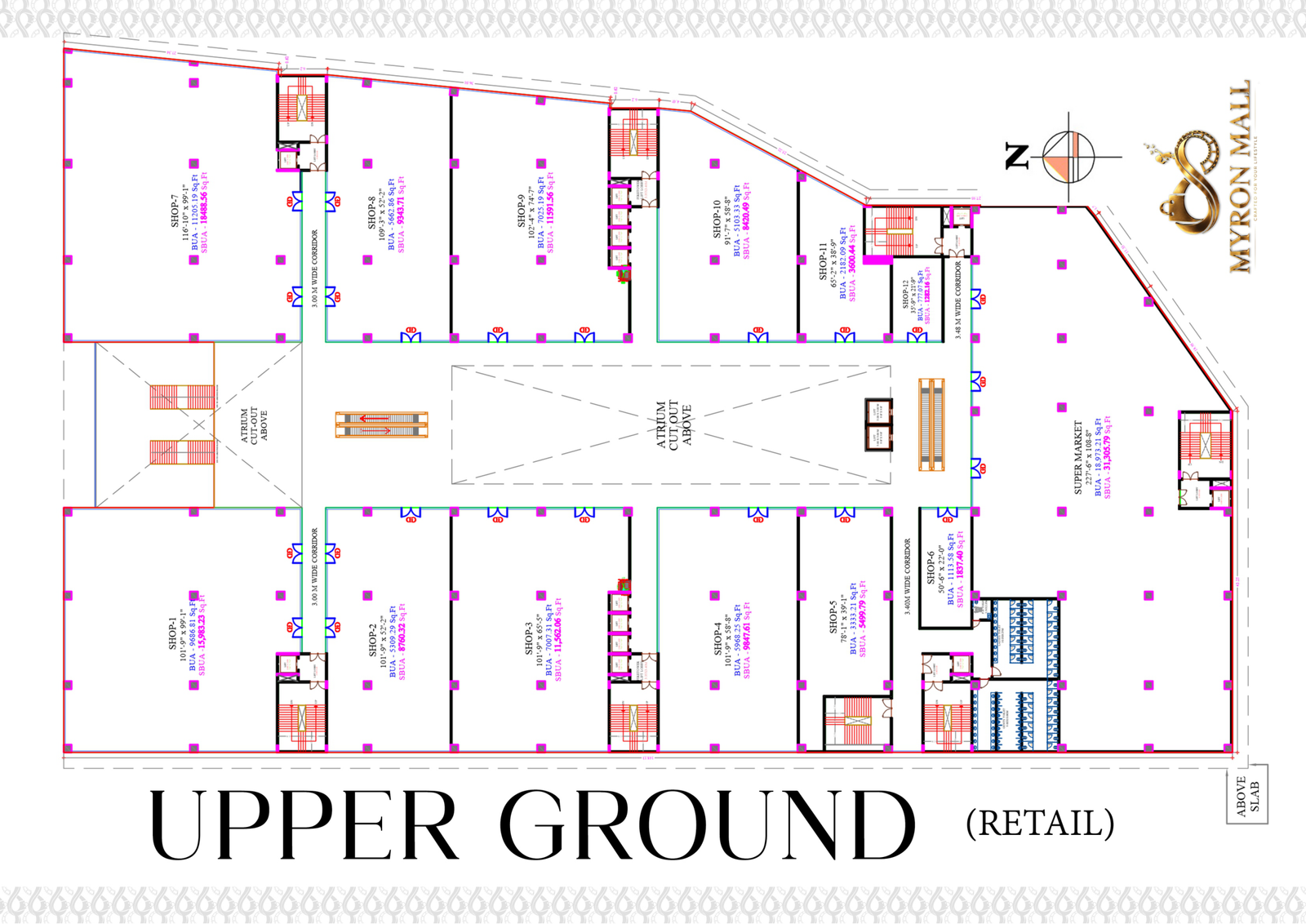 Myron Mall Floor Plan Layout 3