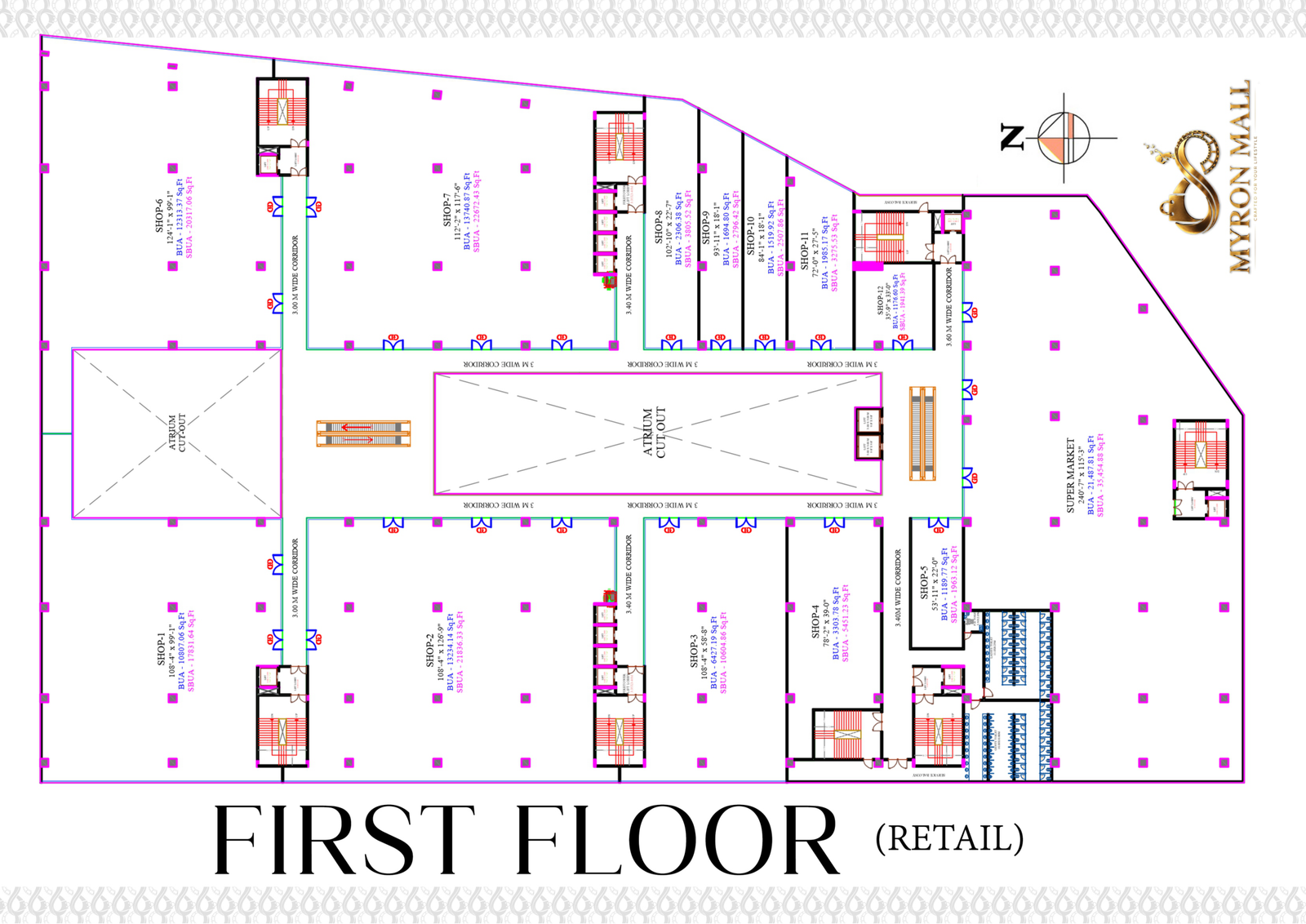 Myron Mall Floor Plan Layout 4