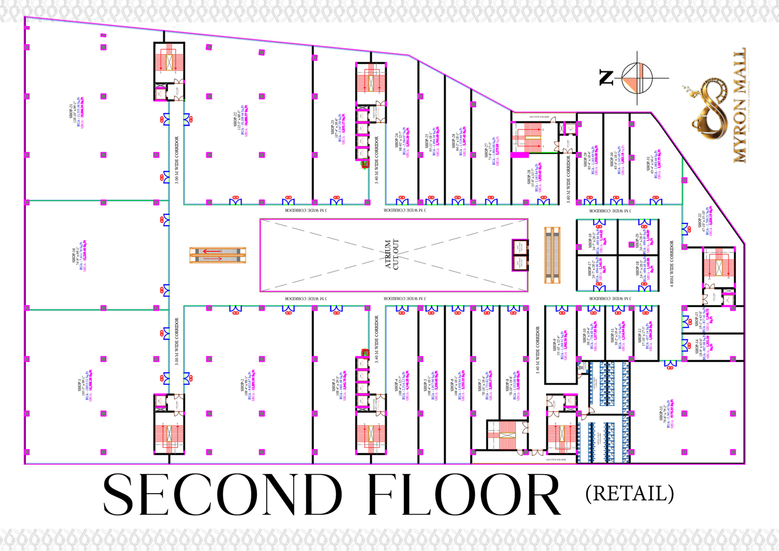 Myron Mall Floor Plan Layout 5
