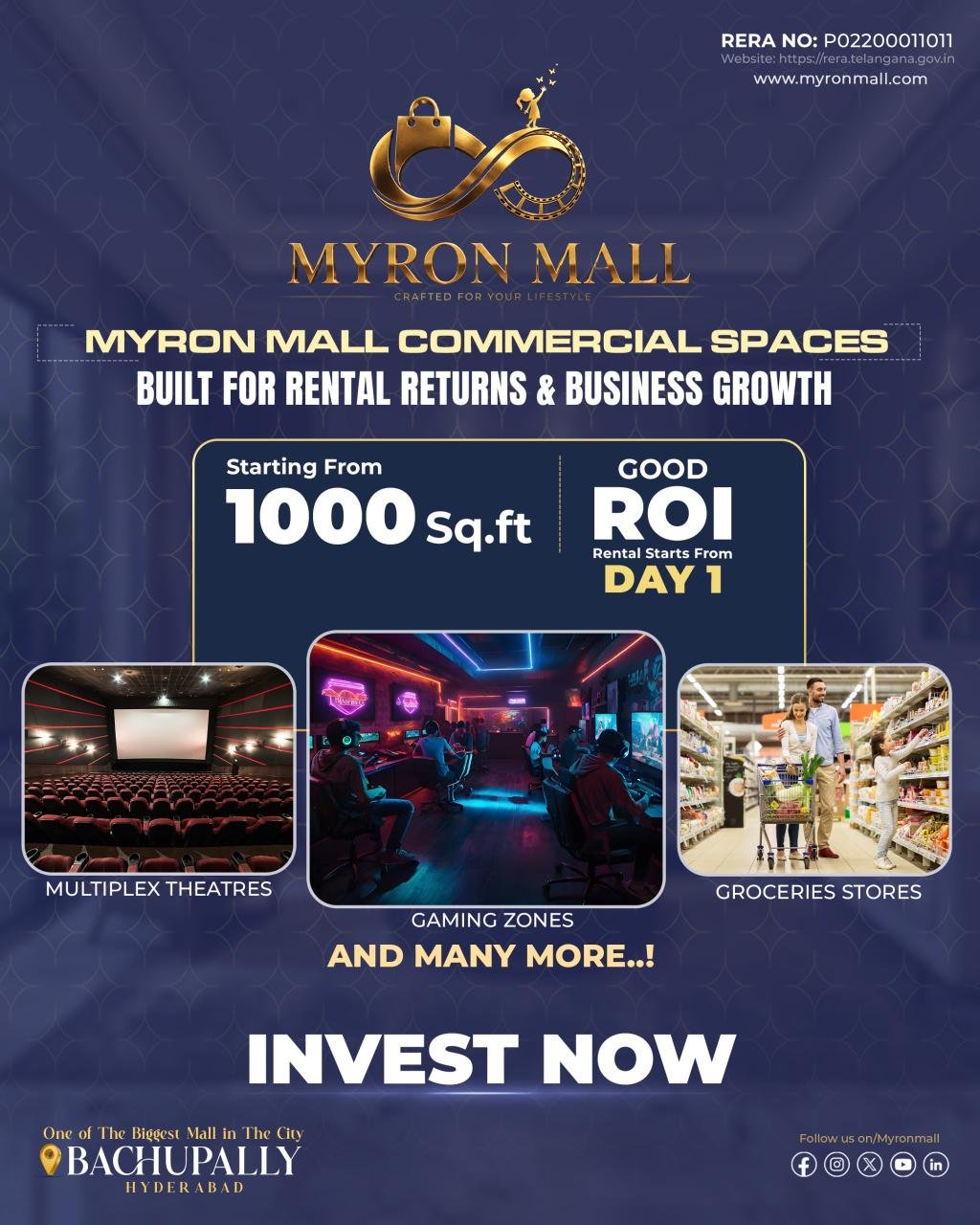 Myron Mall Commercial Spaces flyer