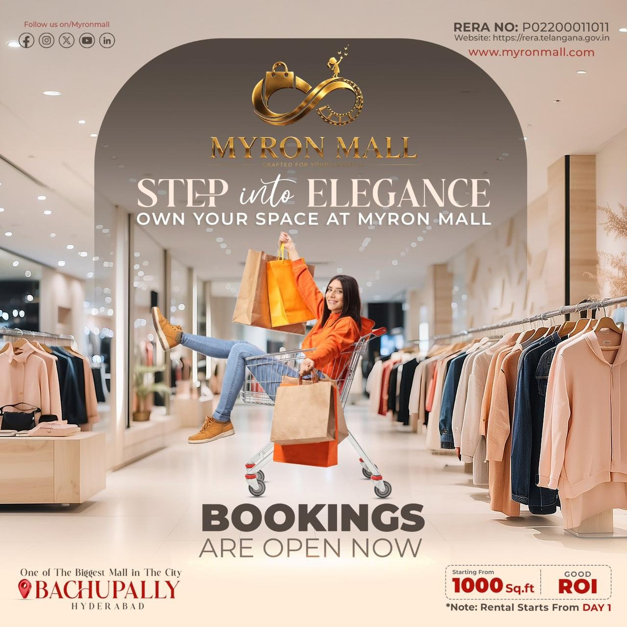 Step Into Elegance - Bookings Open at Myron Mall